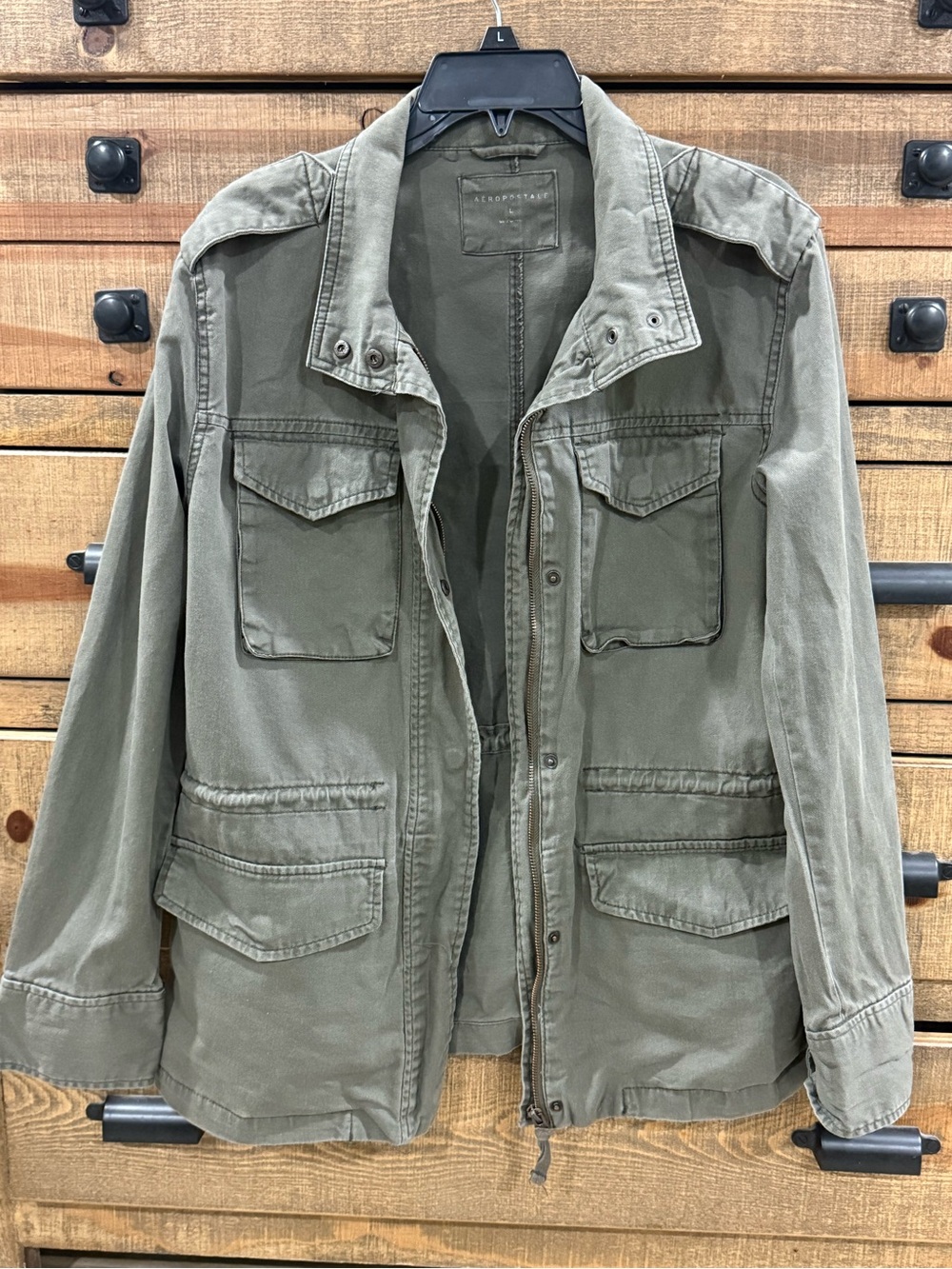 Aeropostale Olive Utility Field Jacket